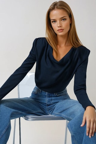 Top - Bleu
