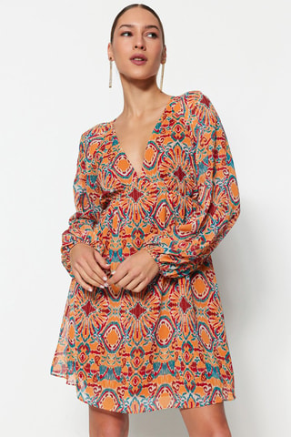 Robe patineuse - Orange