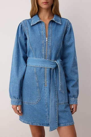 Robe en jean - Bleu