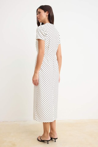 Robe midi - Blanc