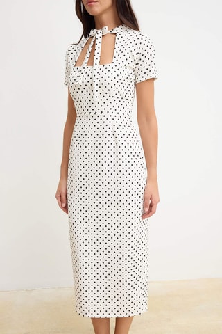 Robe midi - Blanc
