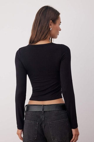 Gilet court - Noir