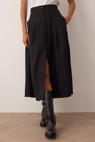 Jupe longue taille haute - Noir