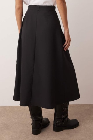 Jupe longue taille haute - Noir