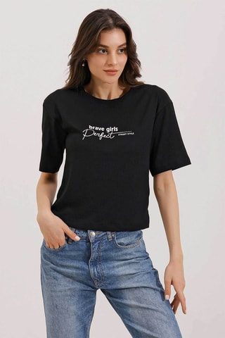 T-shirt oversize - Noir