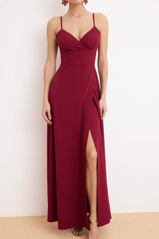 Robe longue - Rouge