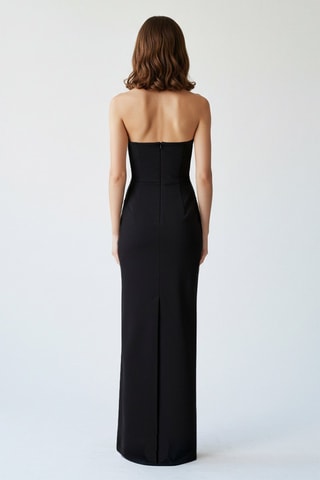 Robe longue - Blanc et noir