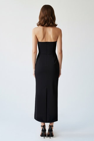Robe longue - Blanc et noir