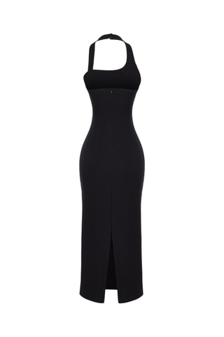 Robe longue - Blanc et noir
