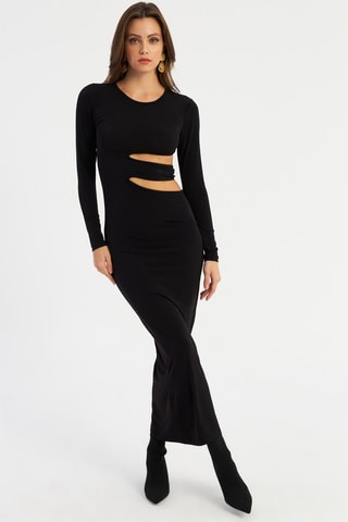 Robe fourreau - Noir