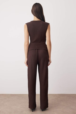 Top et pantalon - Marron