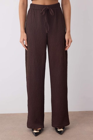 Top et pantalon - Marron