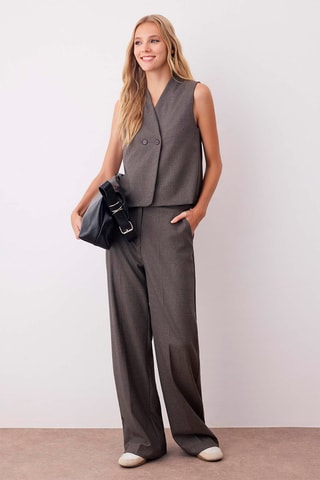 Gilet de costume et pantalon - Taupe