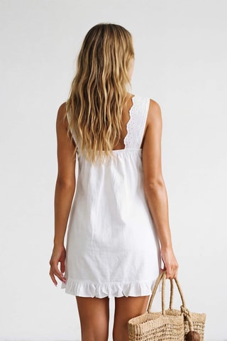Robe de plage - Blanc