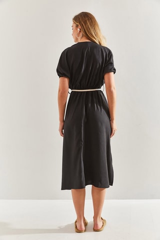 Robe midi - Noir