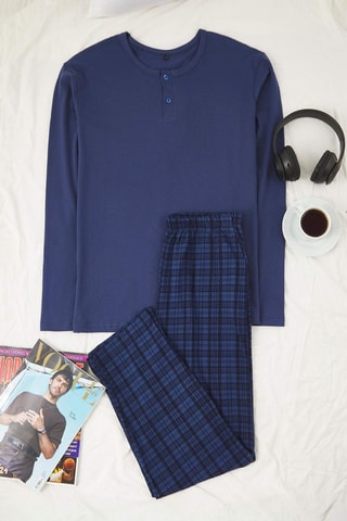 Pyjama - Bleu et gris