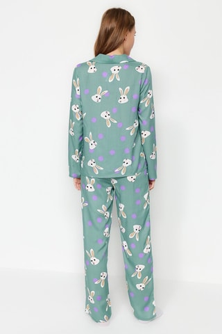 Pyjama - Vert et violet