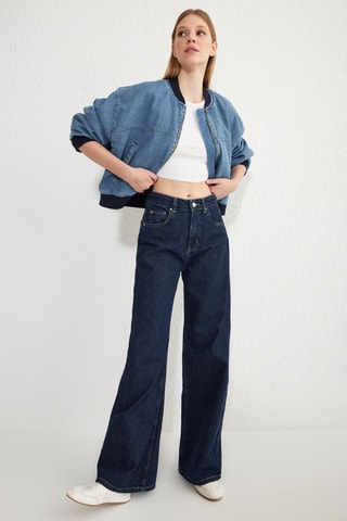 Jean wide legs - Bleu