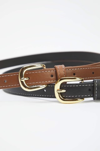 2 ceintures - Marron et noir