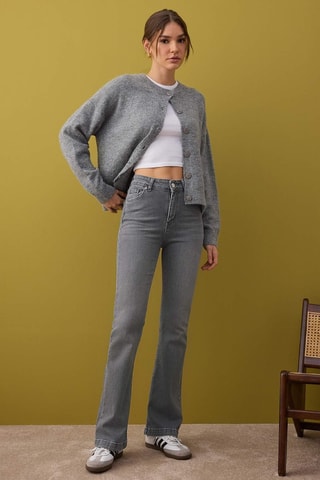 Jean flare - Gris