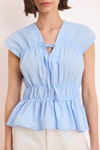 Blouse - Bleu