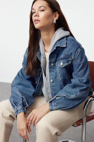 Veste oversize - Bleu