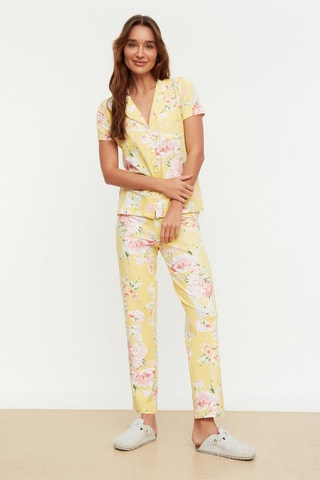Pyjama - Rouge, blanc, jaune et rose