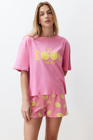 Pyjama - Rose et jaune