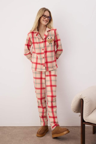 Pyjama - Blanc, rouge et vert