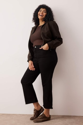 Jean taille haute - Noir
