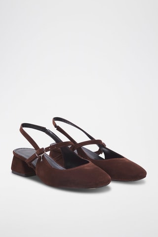 Babies à talons - Marron