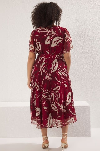 Robe patineuse - Blanc et rouge