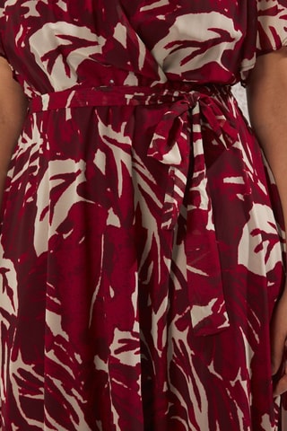 Robe patineuse - Blanc et rouge