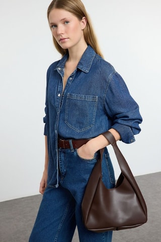 Sac porté épaule - Marron