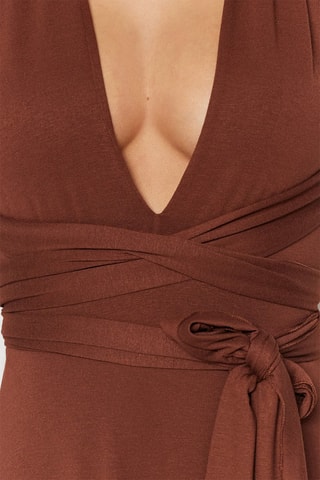 Robe longue - Marron
