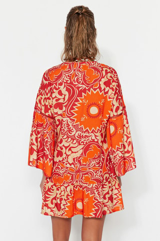 Kimono - Multicolore et orange