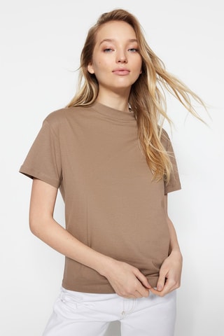 2 T-shirts - Beige et marron