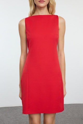 Robe trapèze - Rouge