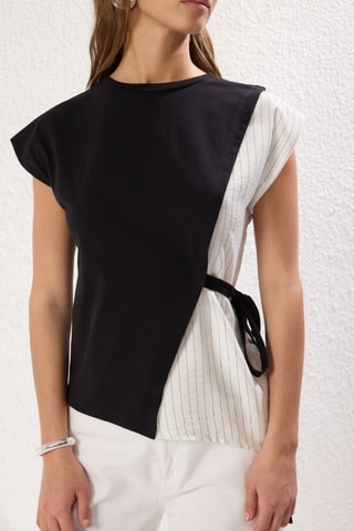 Top - Blanc et noir