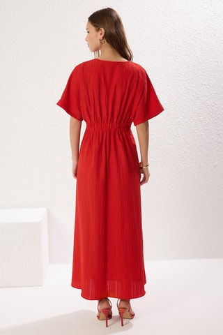 Robe longue - Rouge