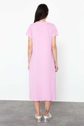 Robe midi - Rose