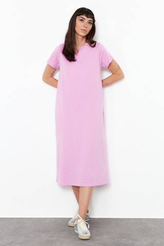 Robe midi - Rose
