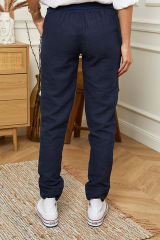 Pantalon carotte - Bleu