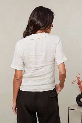 Top - 100% lin - Beige