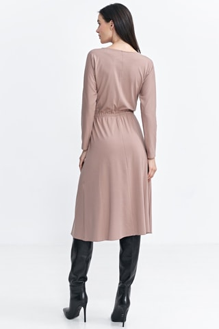 Robe midi - Beige