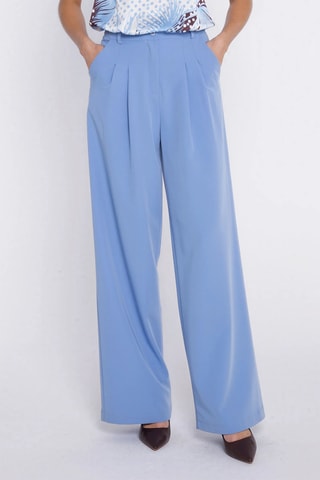 Pantalon wide legs - Bleu
