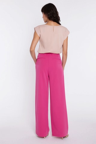 Pantalon wide legs - Rose