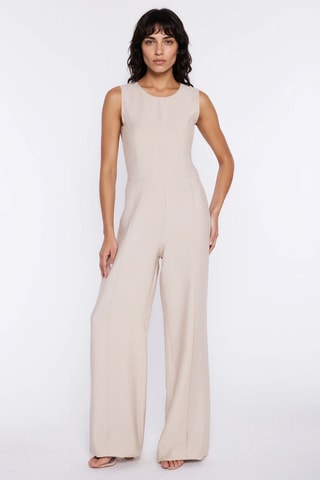 Combinaison regular sans manches - Beige