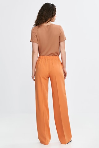 Pantalon wide legs - Orange