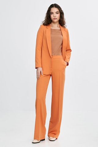 Pantalon wide legs - Orange